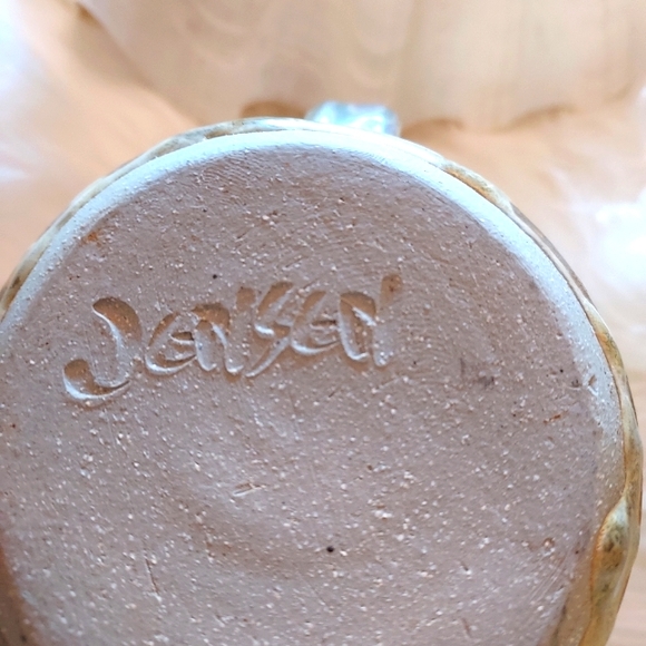 1990's Ken Jensen Signature Art Pottery Coffee/Tea Cup: 20oz. - Picture 7 of 7